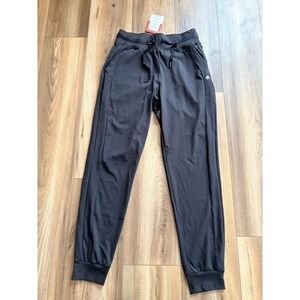 Gradual Jogger Athletic Pants Men Small Black Lightweight Pockets Drawstring NWT